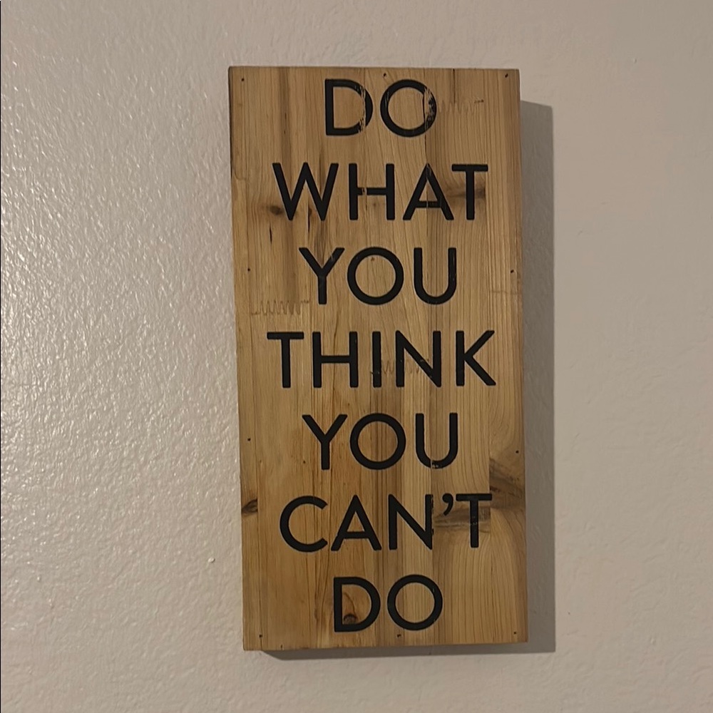 3/$15 SALE Inspirational Wooden Wall Art Decor